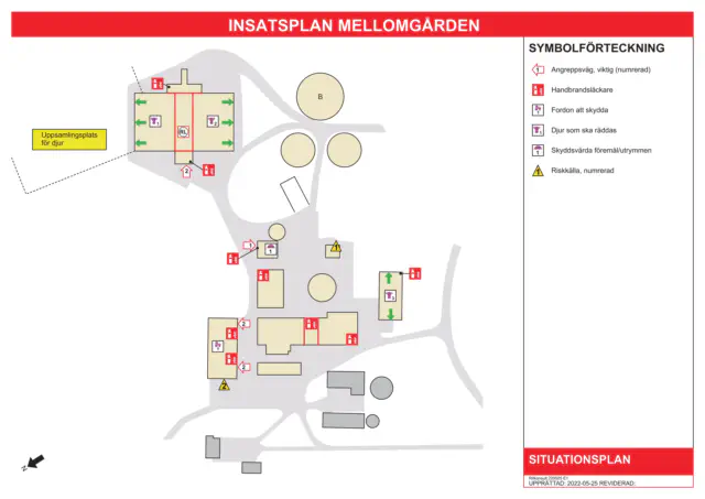 En insatsplan ritad enligt vår mall insatsplan-enkel